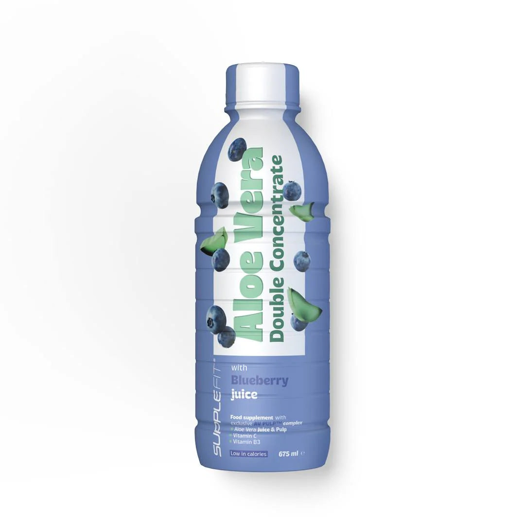 ALOE VERA jus et pulpe avec jus de Myrtille - 675 ml